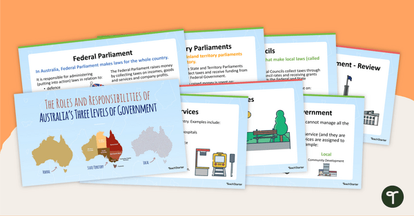 The Roles and Responsibilities of Australia's Three Levels of Government PowerPoint teaching resource