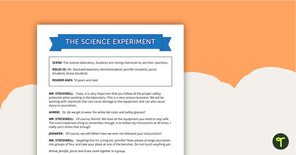 Preview image for Readers' Theatre Script - Science Experiment - teaching resource