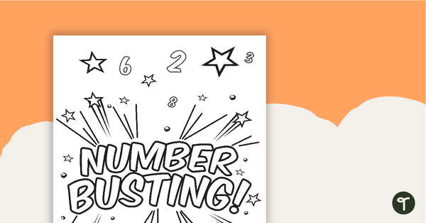 Preview image for 'Number Busting' - Math Pack Cover - teaching resource