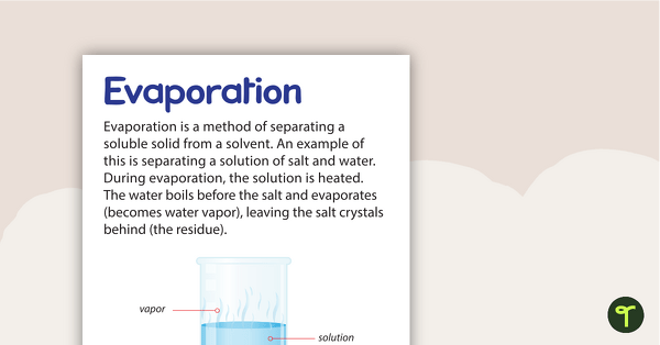 Pure Substances and Mixtures – Separation Techniques Posters teaching resource