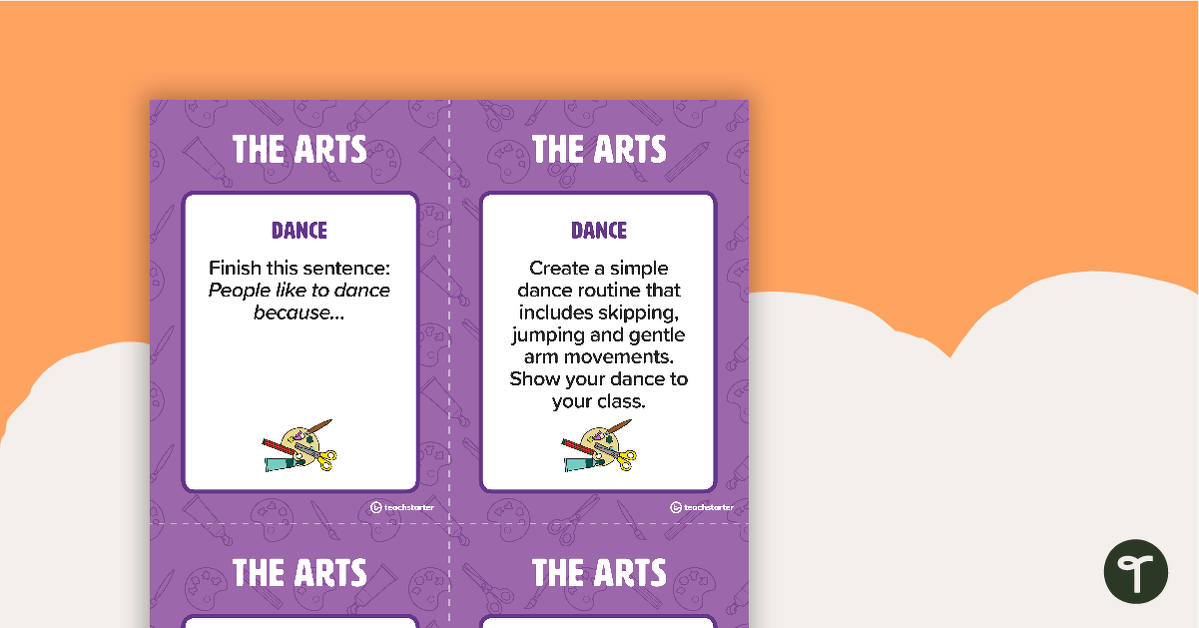 Fast Finisher The Arts Task Cards - Year 1 teaching resource