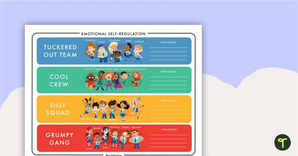 Go to Emotional Self-Regulation Poster teaching resource