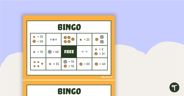 Go to Money Bingo – Australian Coins teaching resource