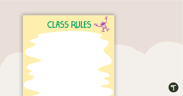 Go to Frogs - Class Rules teaching resource