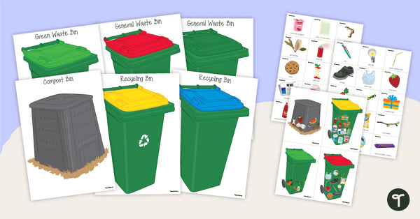 Image of Rubbish Bin Sorting Activity