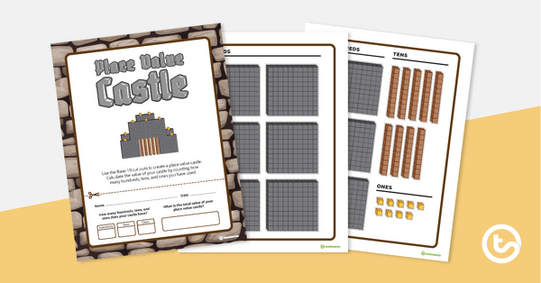 Preview image for Place Value Castle - teaching resource