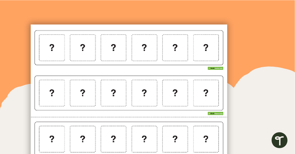 Pattern Activity Cards - Shapes teaching resource