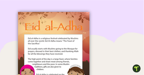 Go to Eid al-Adha Poster - Information teaching resource
