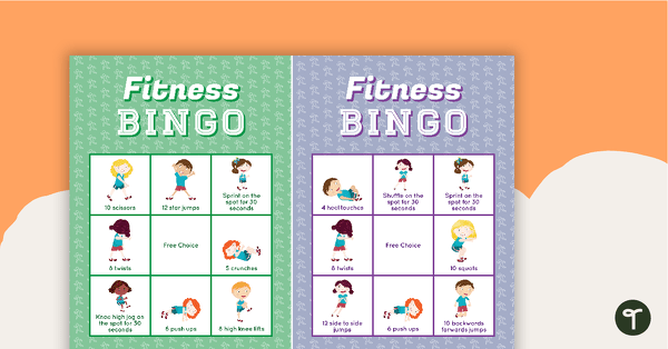 Go to Fitness Bingo teaching resource