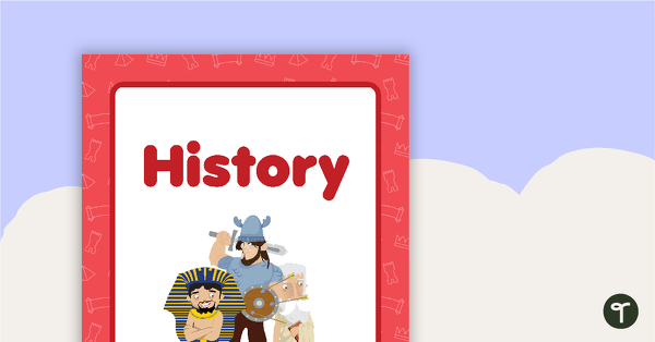 Preview image for History Book Cover - Version 1 - teaching resource