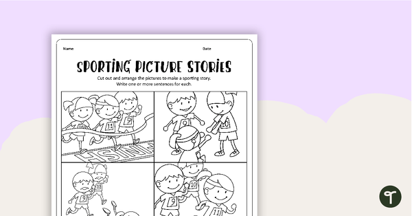 Image of Sporting Picture Stories - Sequencing Activity