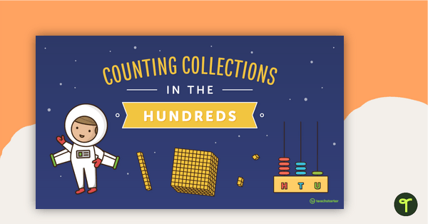 Counting Collections in the Hundreds PowerPoint teaching resource