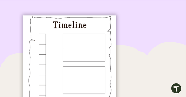 Preview image for History Timeline Template - teaching resource