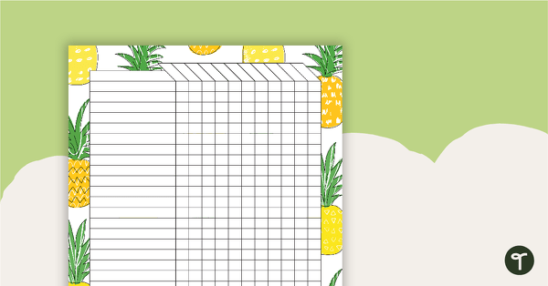 Pineapples - Class List teaching resource
