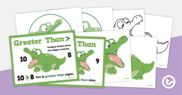 Go to Greater/Less Than Crocodile Posters teaching resource