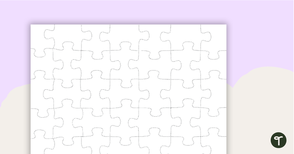 Go to Blank Puzzle Pieces - Portrait and Landscape teaching resource