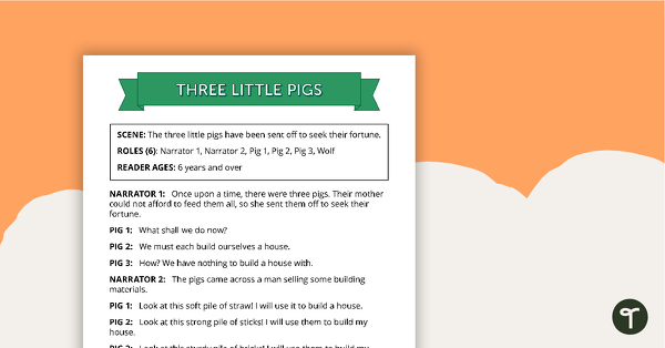 Go to Comprehension - Three Little Pigs teaching resource