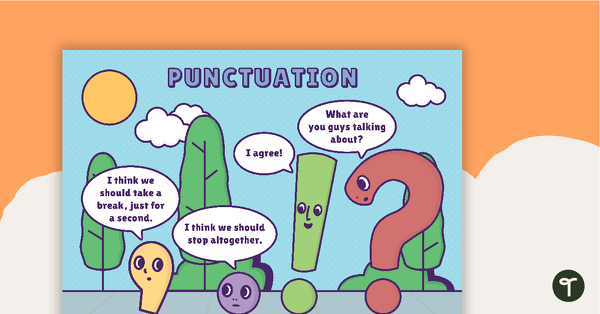 Preview image for Punctuation Poster - teaching resource