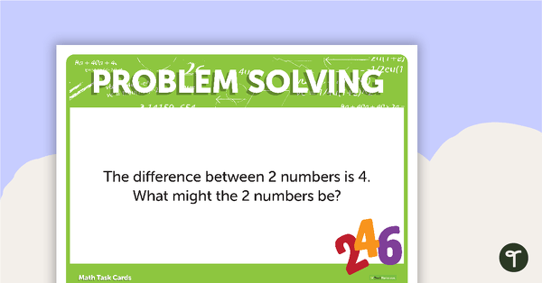 Open-ended Math Problem Solving - Grades 1, 2, and 3 (Task Card Version) teaching resource