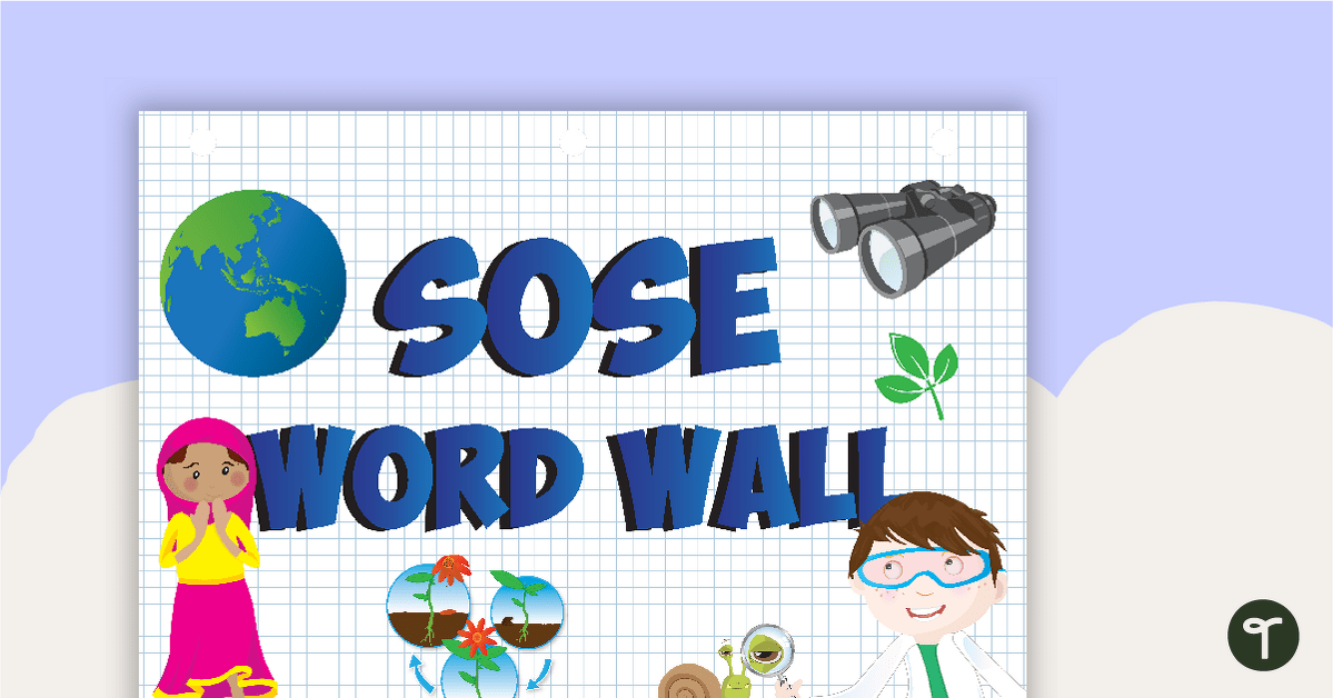 SOSE Word Wall Poster teaching resource