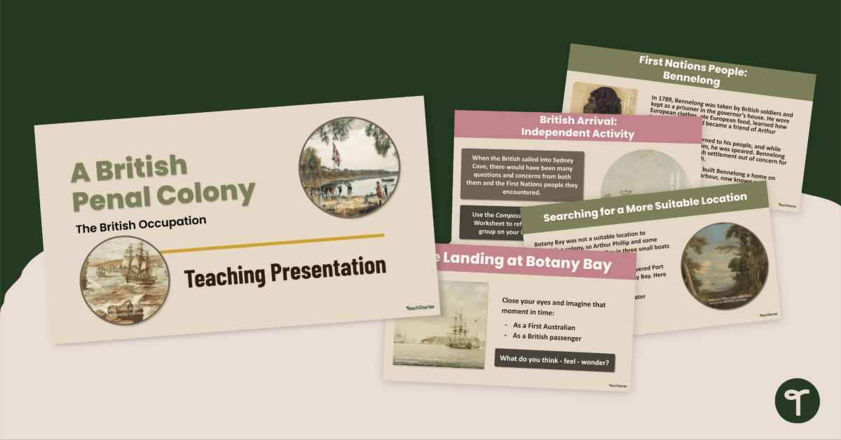 A British Penal Colony - Teaching Slides teaching resource