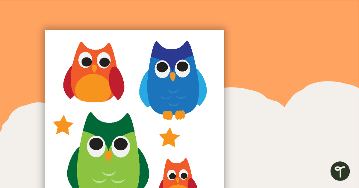 Class Welcome Sign - Owls teaching resource
