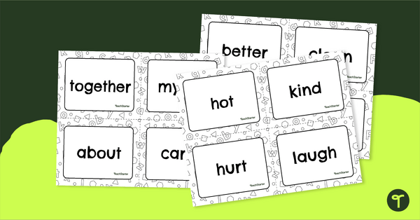 Synonym Matching Flashcards for Vocabulary in Primary Grades {2nd grade  words}