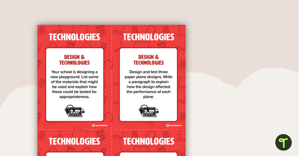 Fast Finisher Technologies Task Cards - Year 4 teaching resource