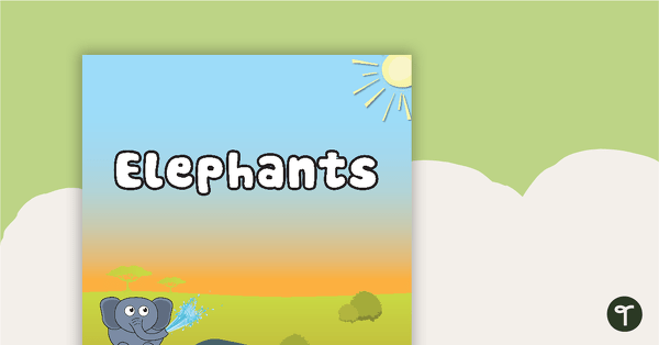 Go to Elephants - Title Poster teaching resource