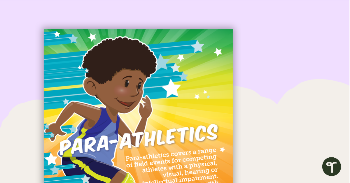 Sport Poster - Paralympic Athletics teaching resource