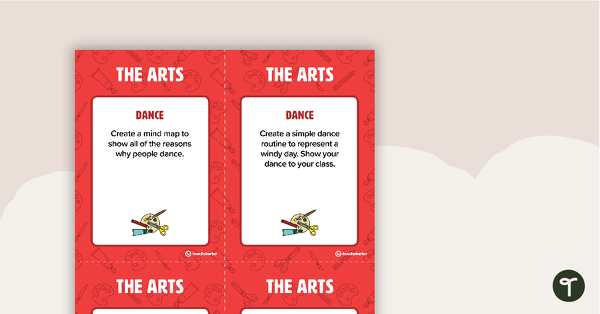 Fast Finisher The Arts Task Cards - Year 4 teaching resource