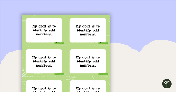 Preview image for Goal Labels - Number and Place Value (Middle Elementary) - teaching resource