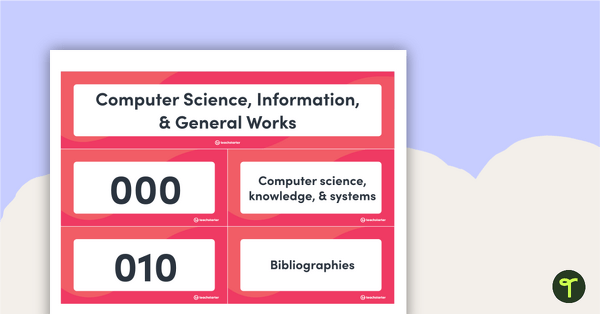 Go to Dewey Decimal Classes Flashcards teaching resource