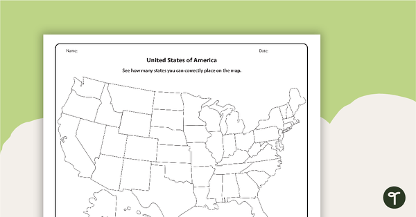 Maps of America - First 13 States of The Modern Era teaching resource