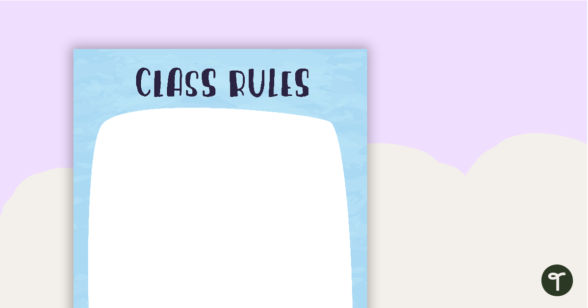Friends of a Feather - Class Rules teaching resource