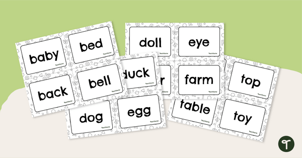 Go to Dolch Sight Word Flashcards - Nouns teaching resource