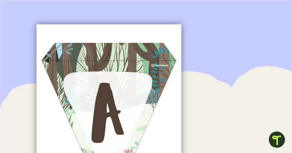 Go to Woodland Tales - Letters and Numbers Bunting teaching resource