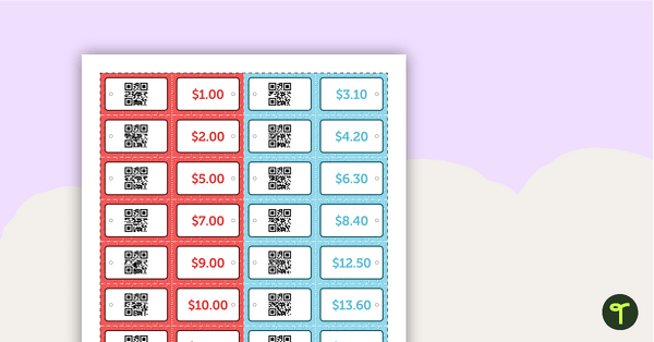 Go to QR Code Price Tags teaching resource