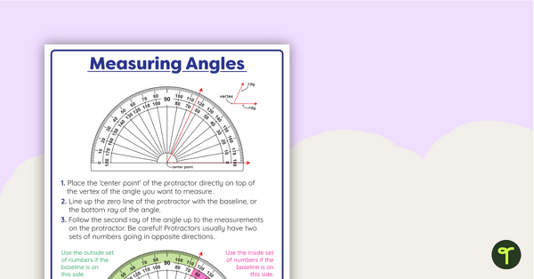 Protractor - How to measure angles with it - Measuring angles using pr