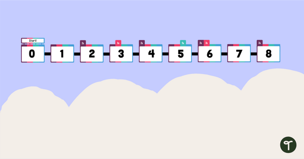 Number Line to 100 - Including Multiples teaching resource