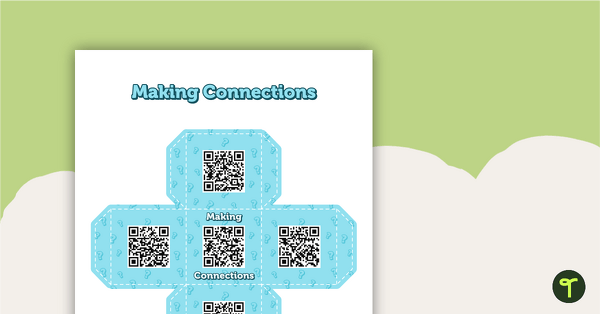 Preview image for QR Code Reading Comprehension Strategy Question Cubes - teaching resource