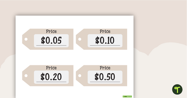 Preview image for Price Tags - teaching resource