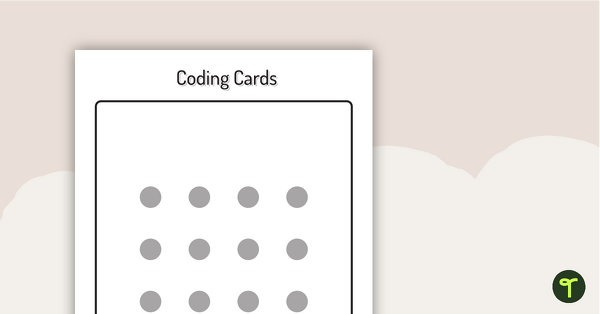 Preview image for Binary Coding Cards - teaching resource