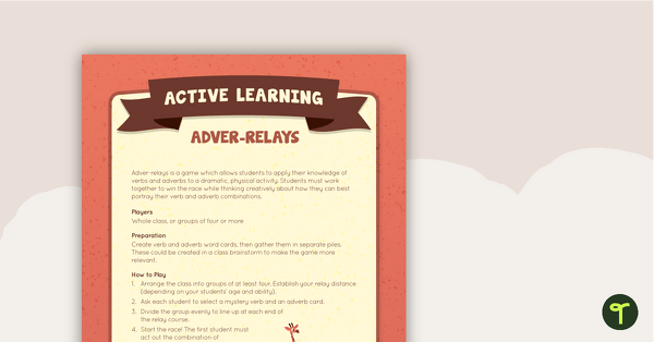 Go to Adver-relays Active Learning Game teaching resource