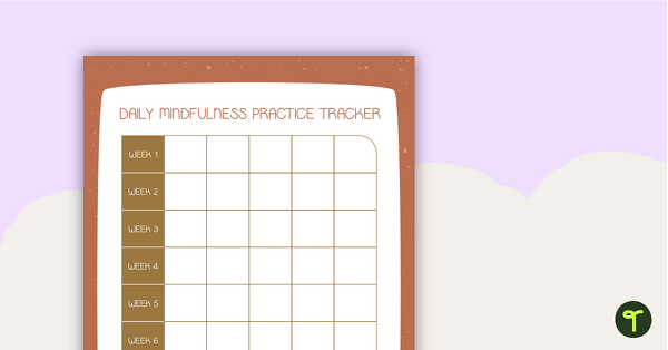 Go to Mindfulness Activity Tracker - 9 Weeks teaching resource