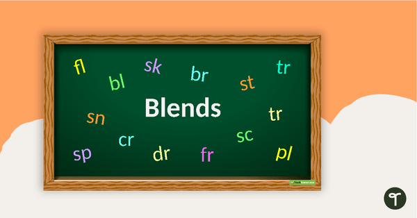 Go to Blends PowerPoint teaching resource