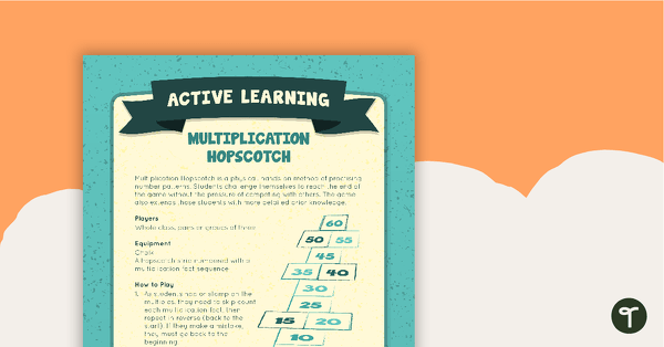 Go to Multiplication Hopscotch Active Learning teaching resource