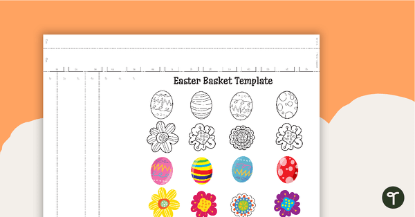 Easter Basket Craft Activity teaching resource