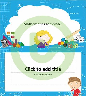 Mathematics – PowerPoint Template teaching resource
