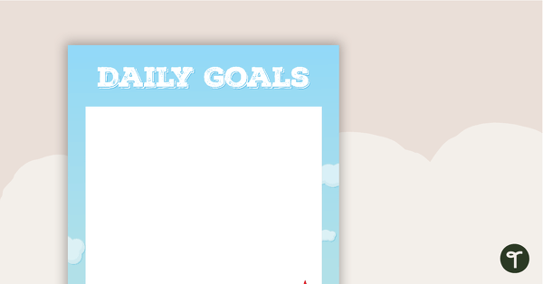 Fairy Tales and Castles - Daily Goals teaching resource